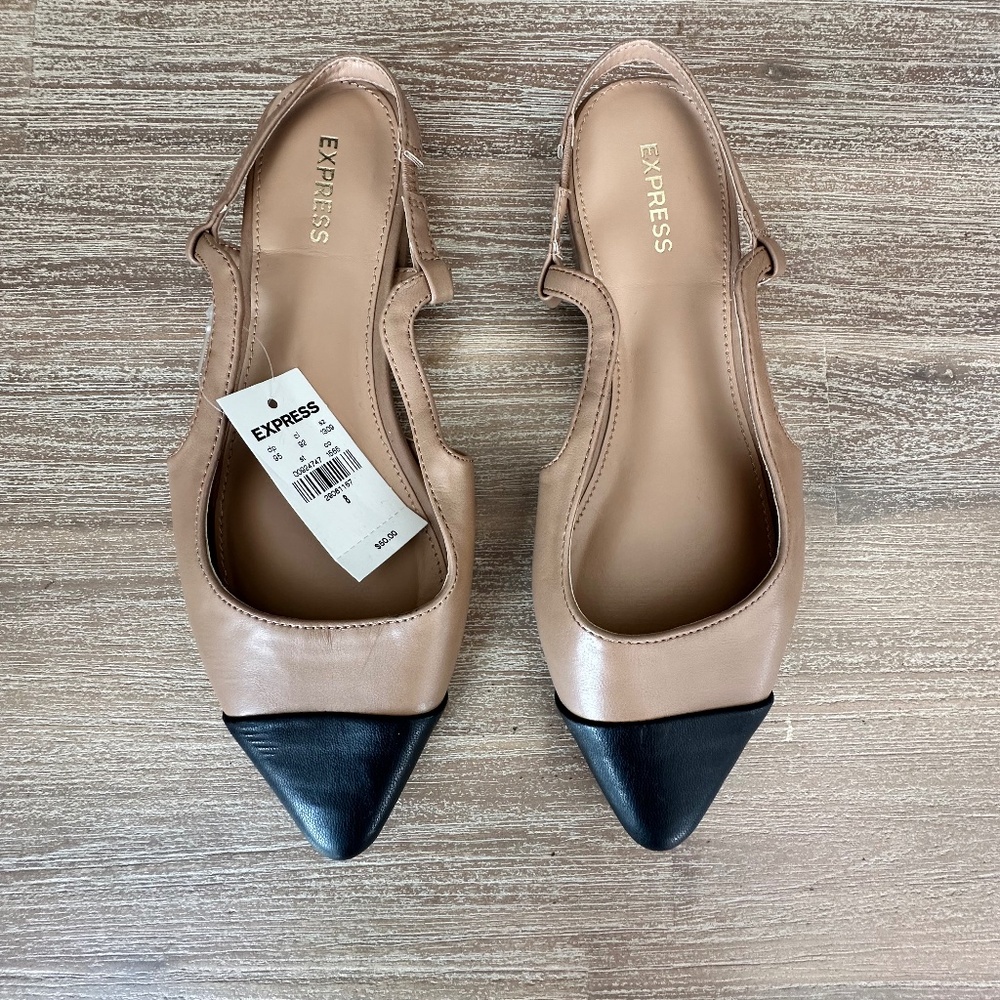 NWT Express slingback mule